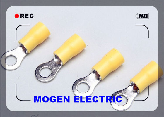 চীন Yellow Color RV Faston Insulated Wire Terminals Cable Lugs RV5.5 Series সরবরাহকারী
