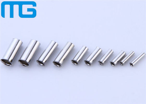 চীন EN Series Non Insulated Tubular Cable Lugs Silver Color Wire Crimp Terminals সরবরাহকারী