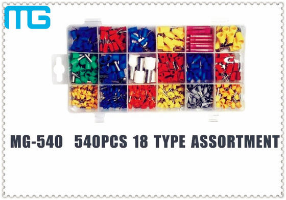 চীন TE E Colorful Terminal Assortment Kit MG-540 540 pcs Customized 18 Types সরবরাহকারী