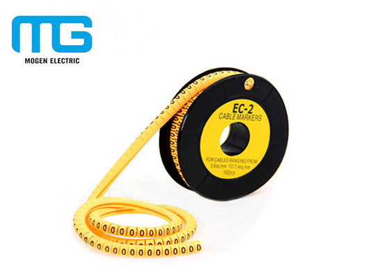 চীন Cable Identification Sleeve Cable Accessories / PVC Cable Marker Tube সরবরাহকারী